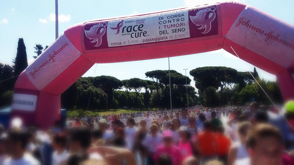 Rome pink for the “Race for the Cure” Rome Central Mag